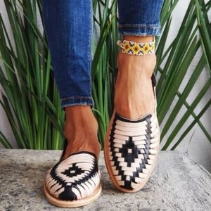 Huarache sandals boho hippie style